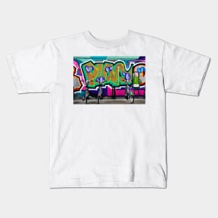 Street Art Graffiti Digbeth Birmingham UK Kids T-Shirt